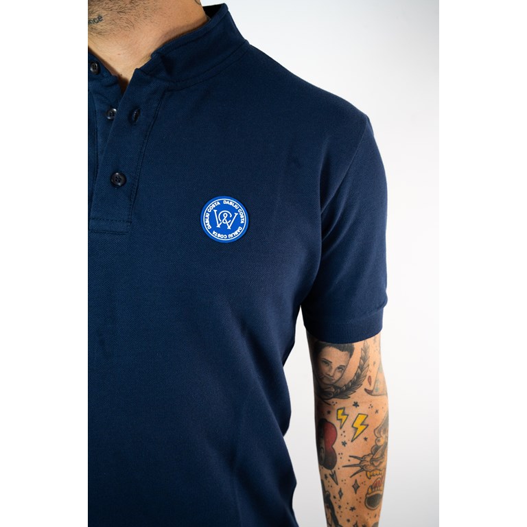Camiseta Polo Dabliu WCA Azul